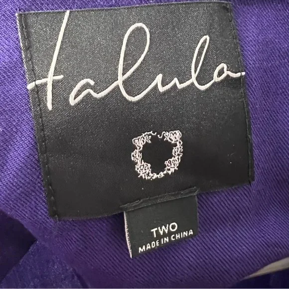 Talula Aritzia blazer purple business casual rare retro 2000s y2k. Size 2. - Picture 5 of 8